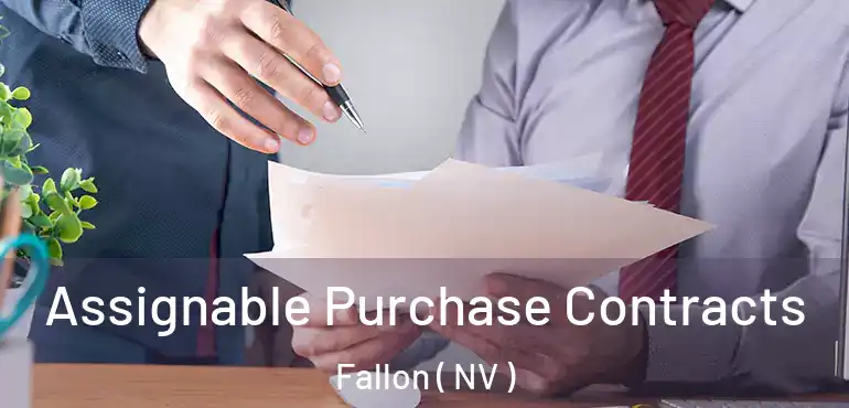  Assignable Purchase Contracts Fallon ( NV )