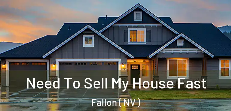  Need To Sell My House Fast Fallon ( NV )