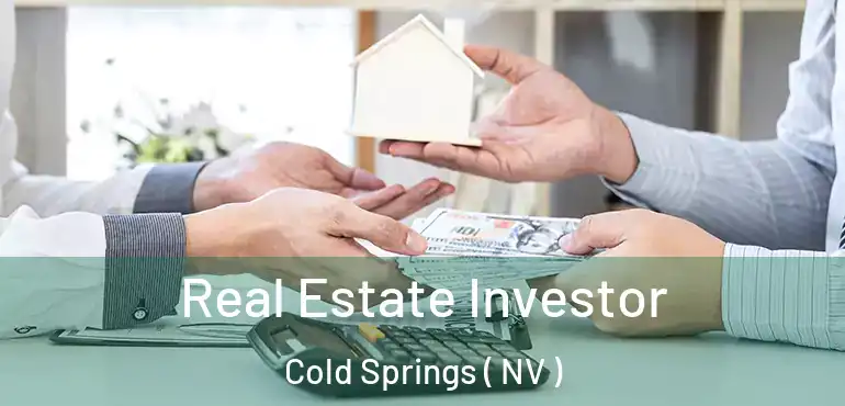  Real Estate Investor Cold Springs ( NV )