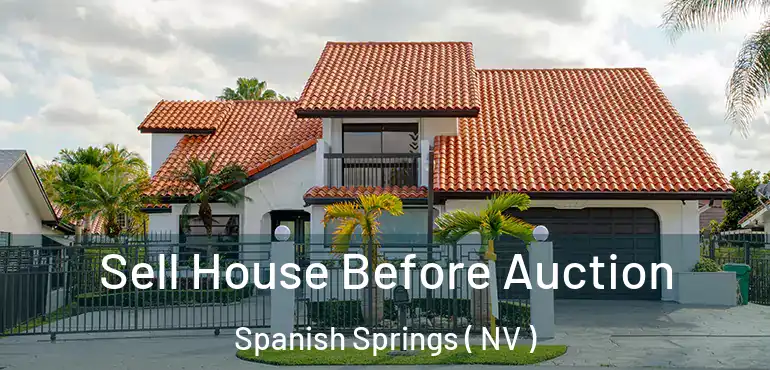  Sell House Before Auction Spanish Springs ( NV )
