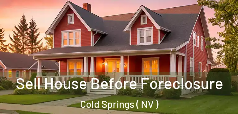 Sell House Before Foreclosure Cold Springs ( NV )