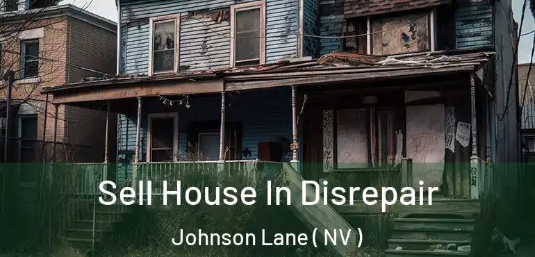  Sell House In Disrepair Johnson Lane ( NV )