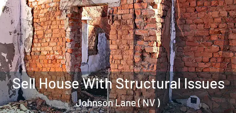  Sell House With Structural Issues Johnson Lane ( NV )