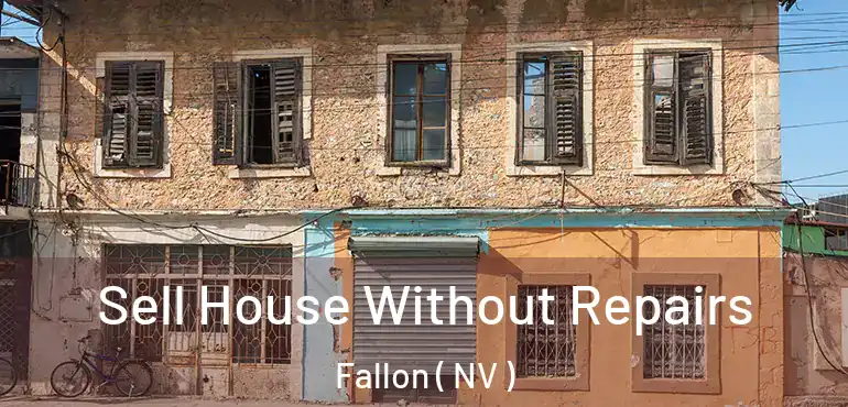  Sell House Without Repairs Fallon ( NV )