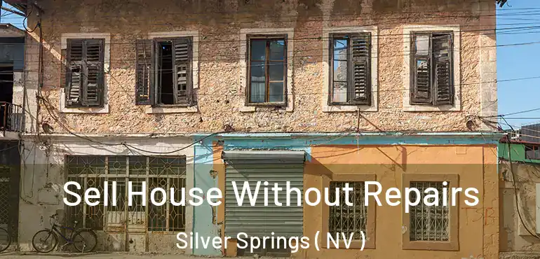  Sell House Without Repairs Silver Springs ( NV )