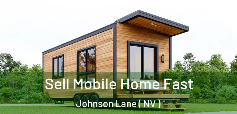  Sell Mobile Home Fast Johnson Lane ( NV )