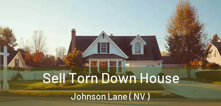  Sell Torn Down House Johnson Lane ( NV )