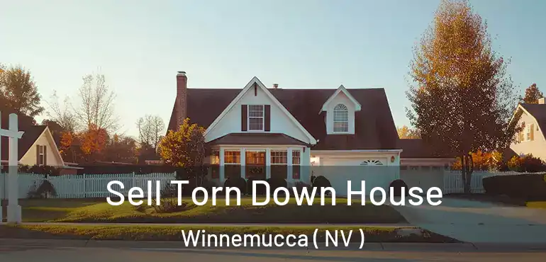  Sell Torn Down House Winnemucca ( NV )